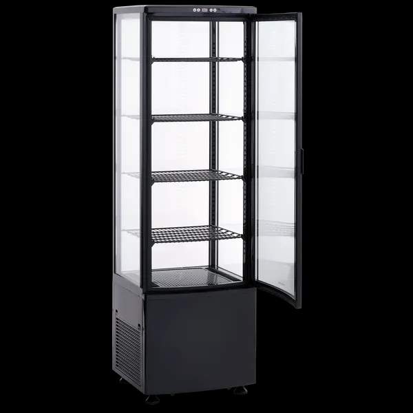 Kylmävitriini Scancool RTC 237 BE, kuvattu toisesta suunnasta