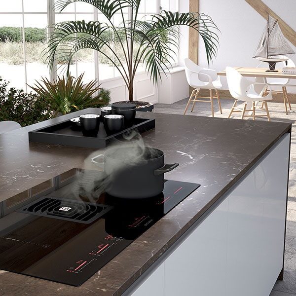 Alternative view of Faber Galileo NG Induktiotaso liesituulettimella