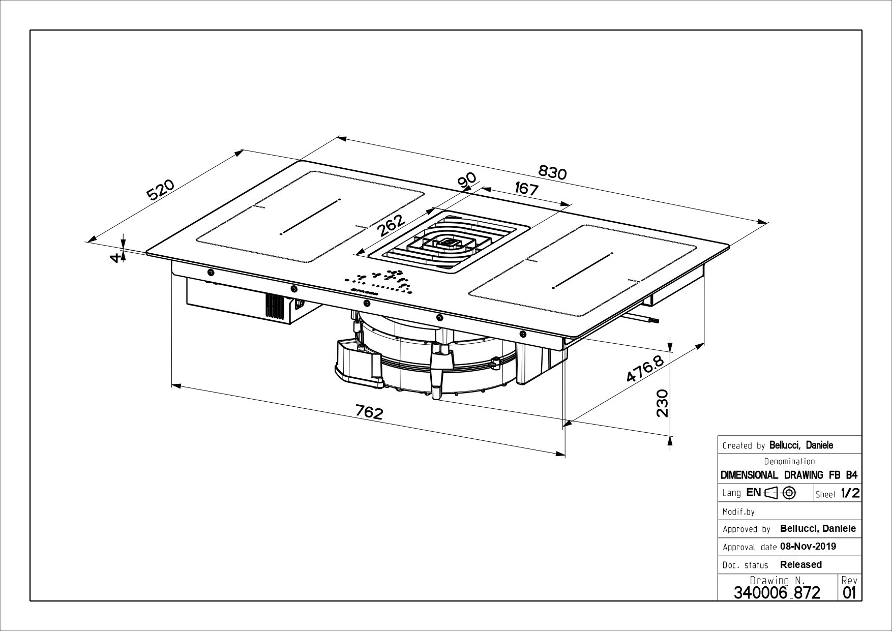 Faber Galileo Smart Induktiotaso liesituulettimella - Image 3