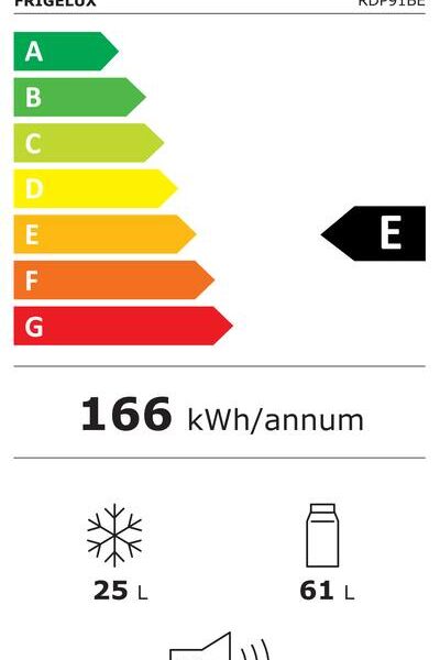 Frigelux RDP91BE Jenkkikaappi – kuva 2