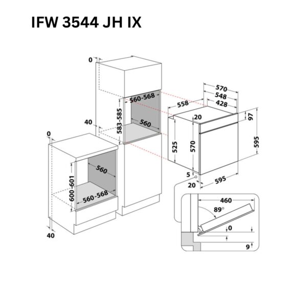 Pyramis PMKTJ5HP00737001 Minikeittiö – kuva 3
