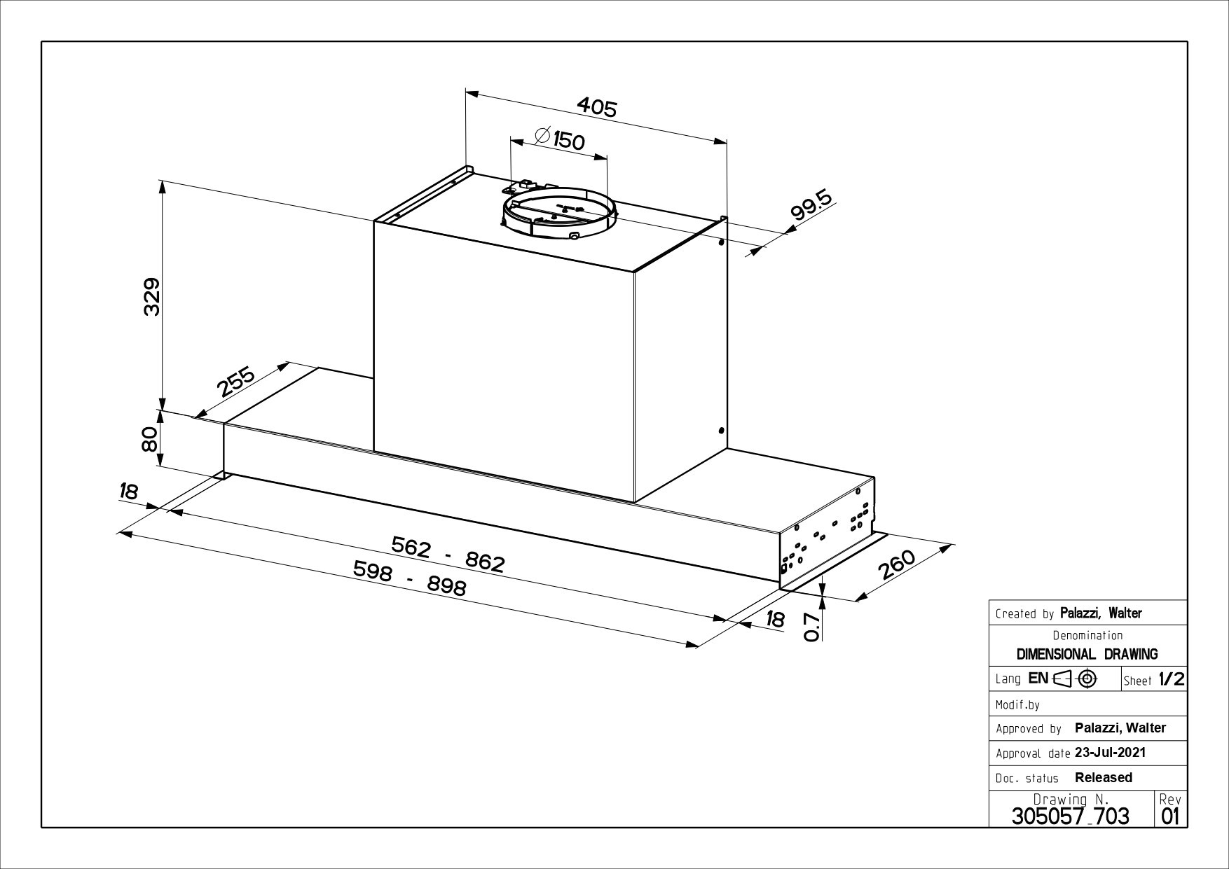 Faber 305.0655.735 Liesituuletin – kuva 2