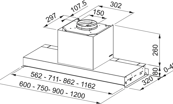 Faber 305.0711.744 Liesituuletin – kuva 1
