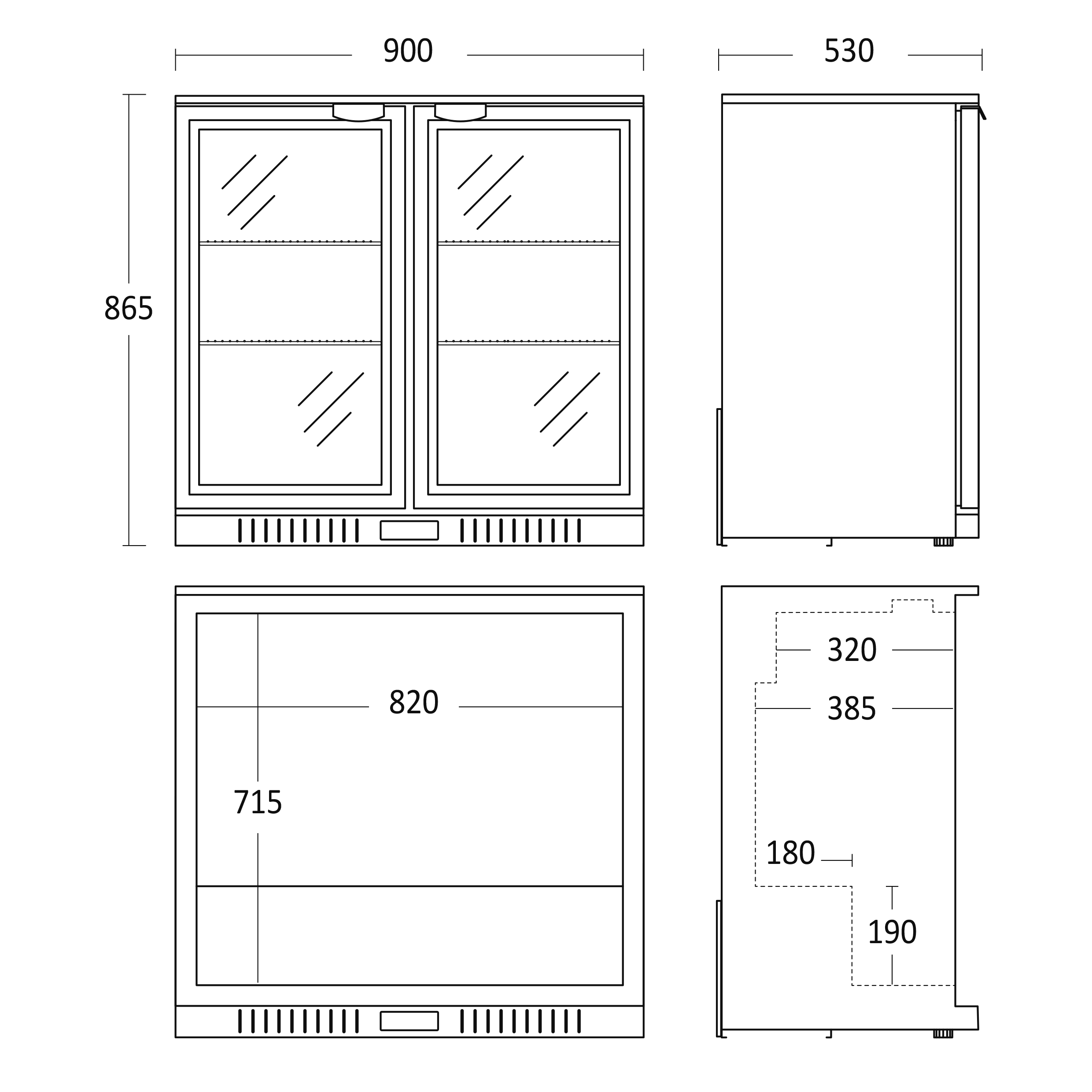 Scandomestic BB211HBA Back Bar - Image 2