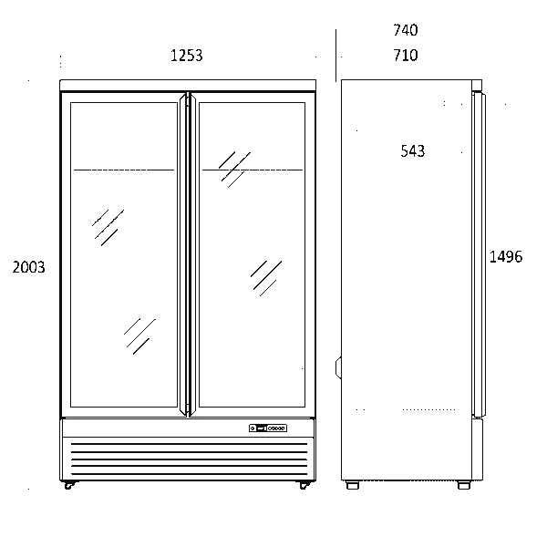 Scandomestic DF1006BD Pakastekaappi – kuva 3