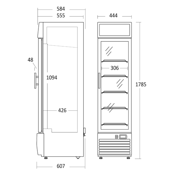 Alternative view of Scandomestic DF217BC Pakastekaappi