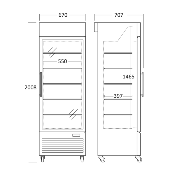 Alternative view of Scandomestic DF400BD Pakastekaappi