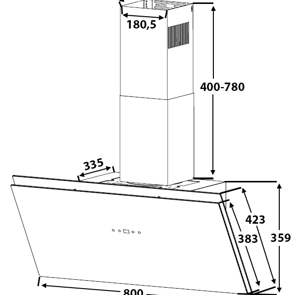 Bomann DU7612G Liesituuletin – kuva 5