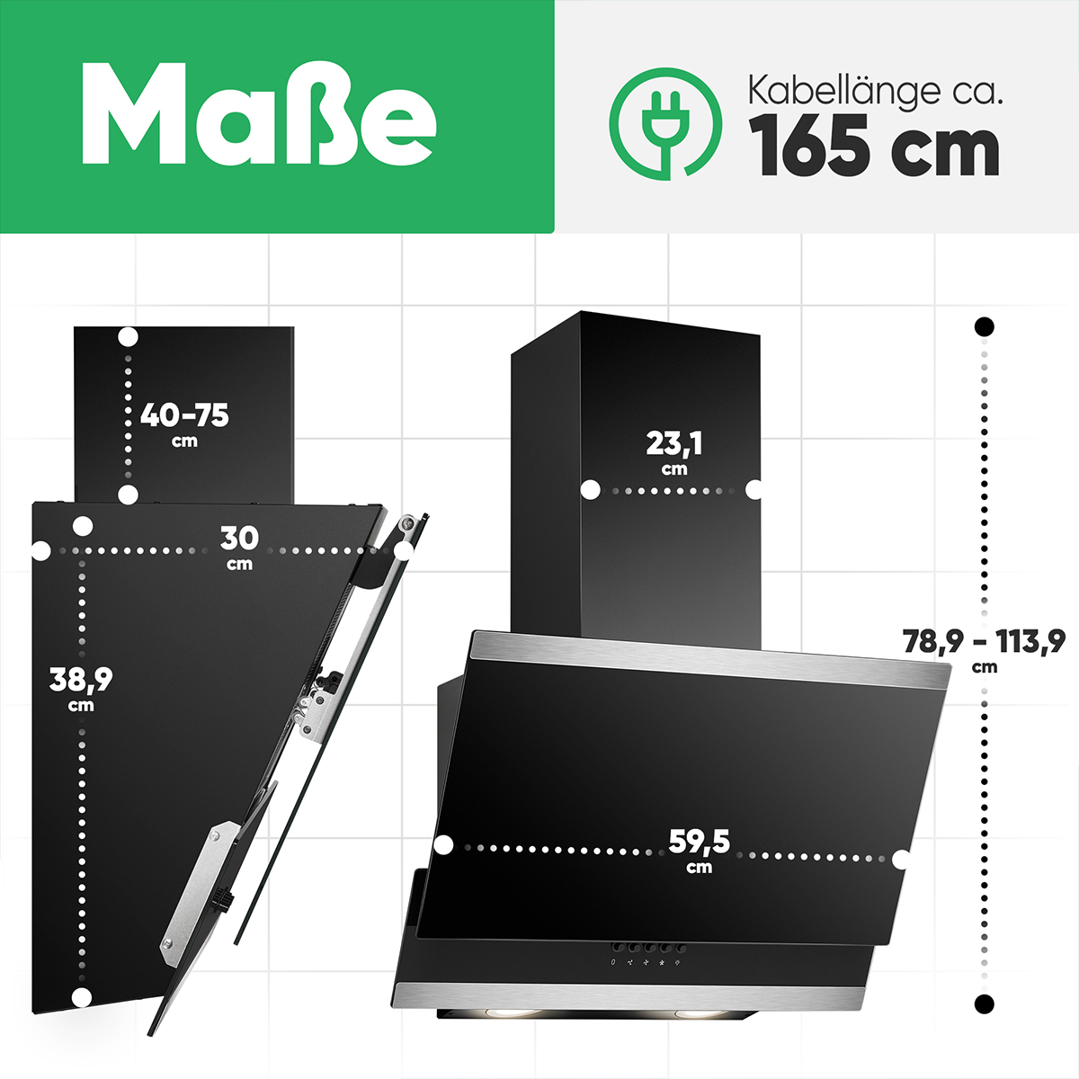 Bomann DU7610G Liesituuletin – kuva 2