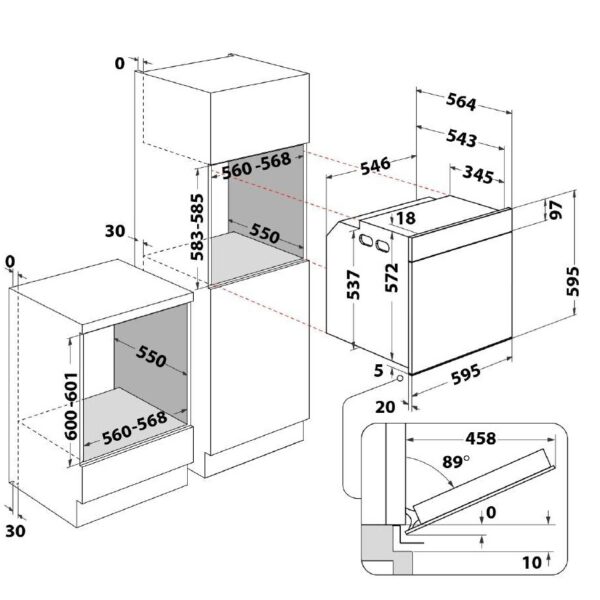 Whirlpool AKZ9S8220FB Uuni – kuva 1