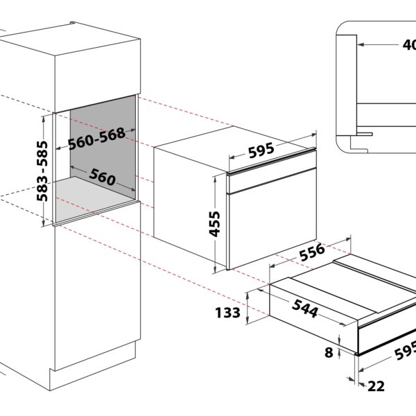 Whirlpool WUD0ABF Lämpölaatikosto – kuva 1