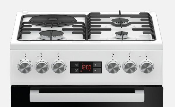 Beko FSE53320DWCS Kaasuliesi sähköuunilla – kuva 1