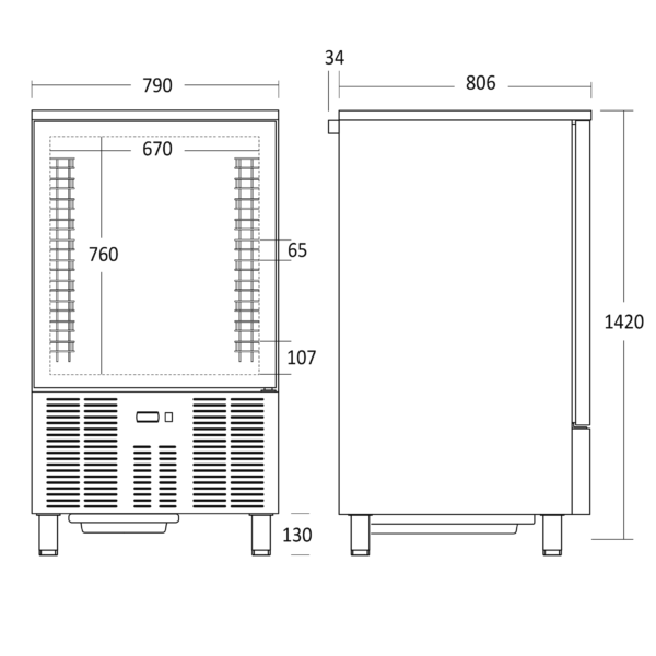 Alternative view of Scandomestic GBC10X Pikajäähdytyskaappi