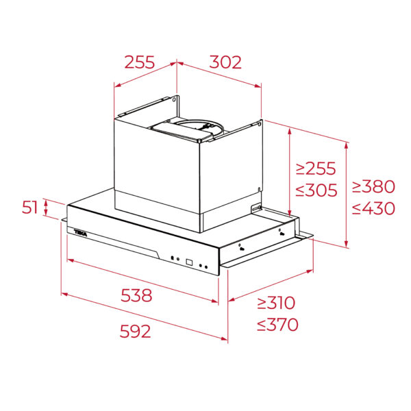 Teka GFI67350EOSIX Liesituuletin – kuva 7