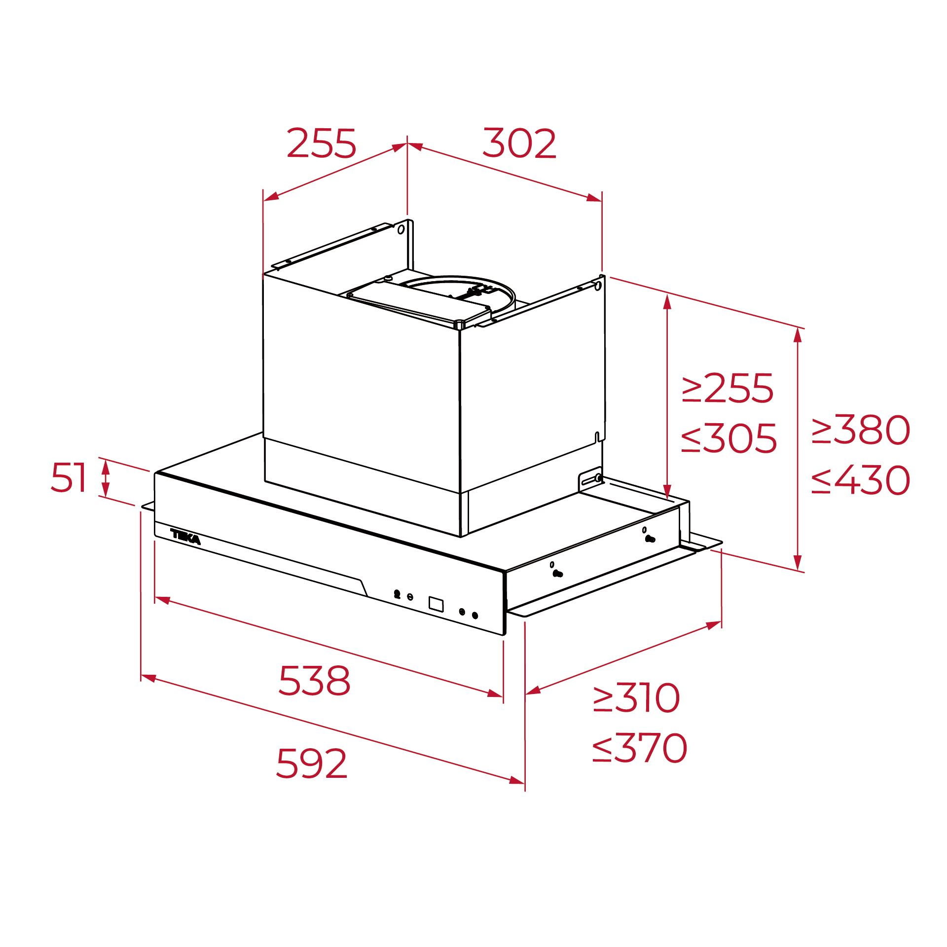 Teka GFI67350EOSIX Liesituuletin – kuva 7