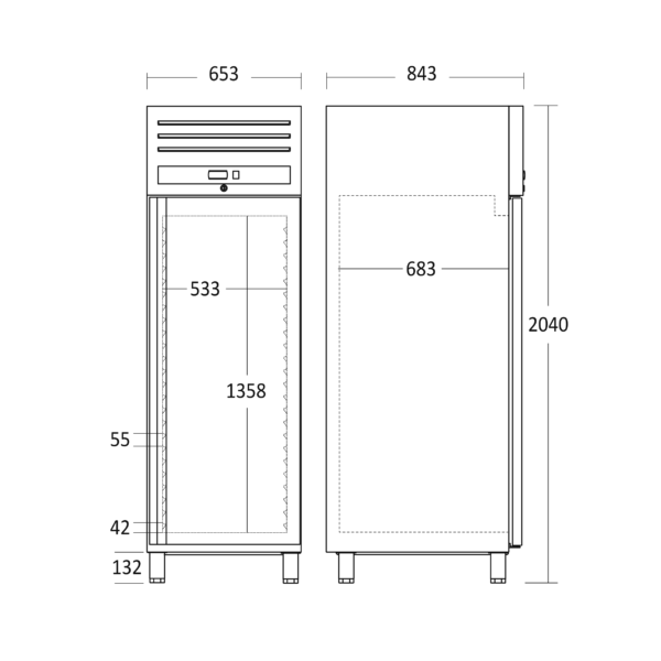 Alternative view of Scandomestic GUF700X Pakastekaappi