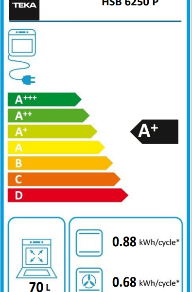 Teka HSB6250PFBK Uuni – kuva 5