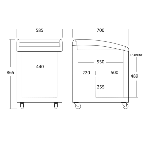 Alternative view of Scandomestic IC155D Jäätelöpakastin