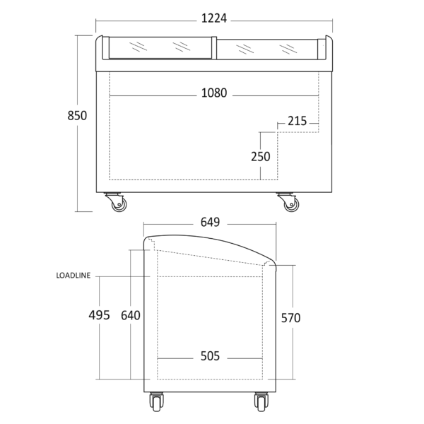 Alternative view of Scandomestic IC352D Jäätelöpakastin