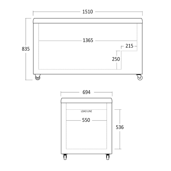 Alternative view of Scandomestic IC510D Jäätelöpakastin