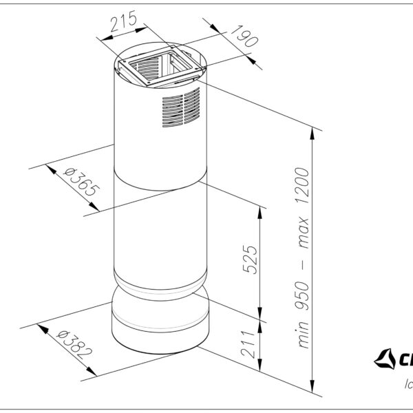 Ciarko Design ICONISESL Saarekeliesituuletin – kuva 4