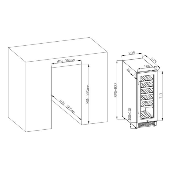 Le Cellier LC20BUF Viinikaappi – kuva 3