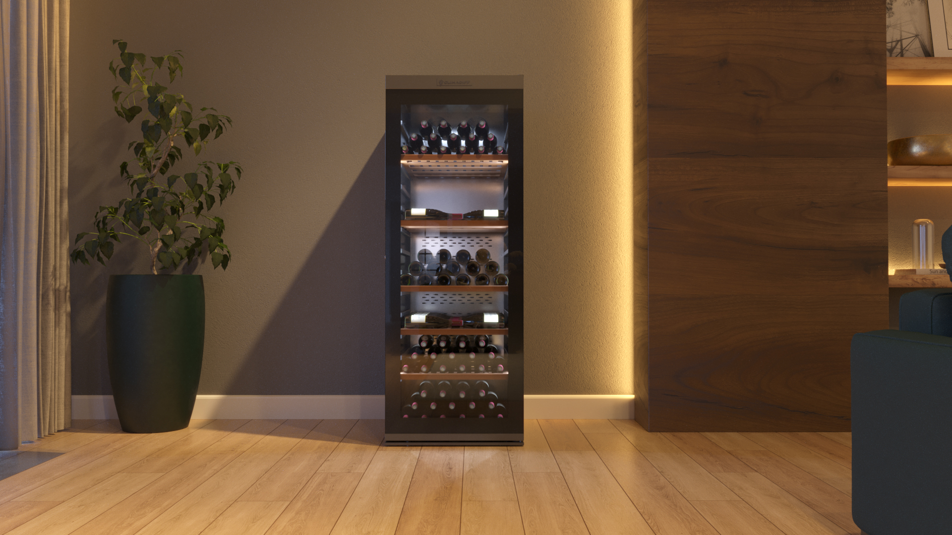 Climadiff MILLESIME200B Viinikaappi – kuva 3