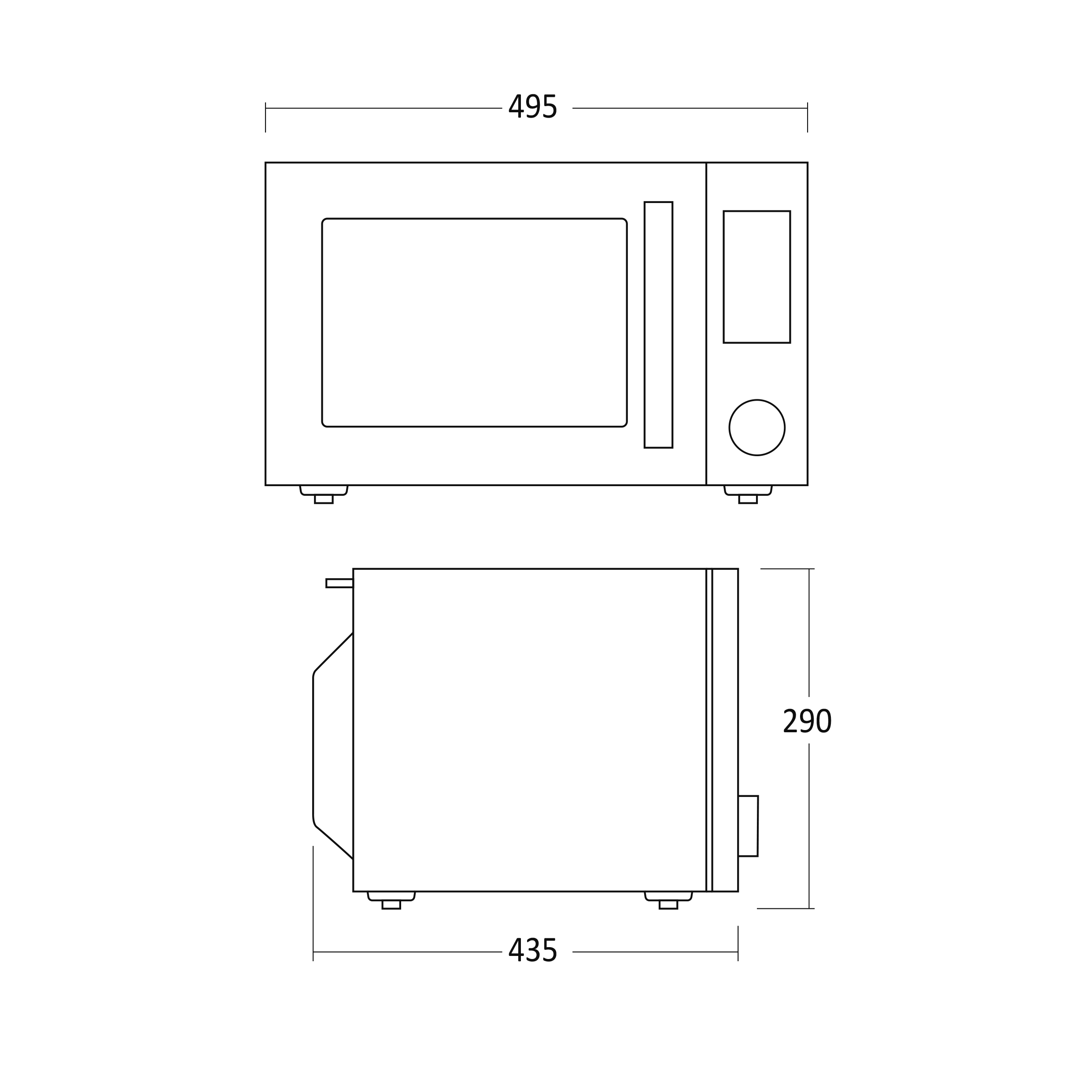 ScanDomestic MWC26B Mikroaaltouuni - Image 4
