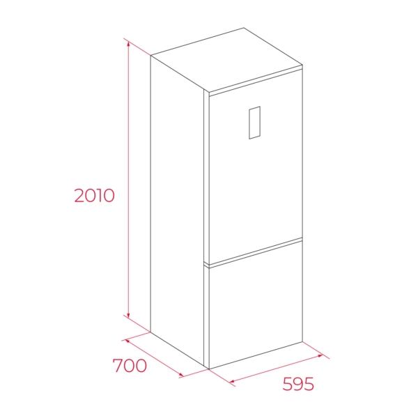 Teka RBF88680SS Jääkaappipakastin – kuva 6