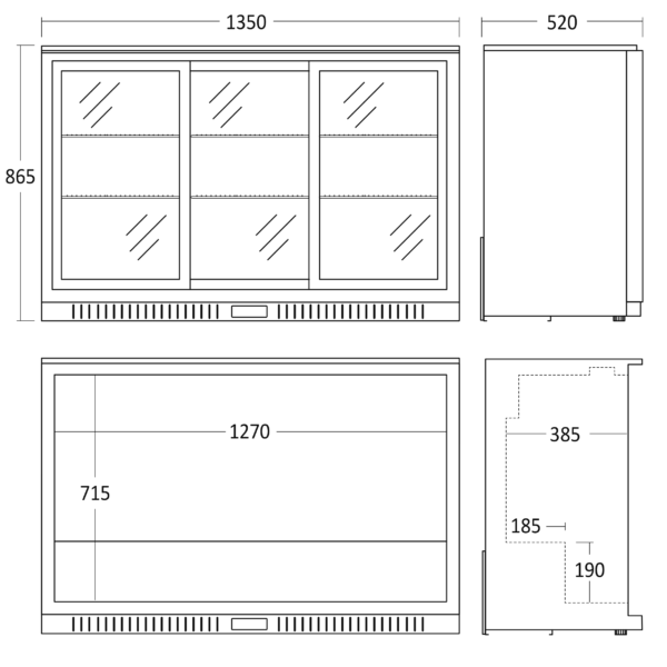 Alternative view of Scandomestic SC 311 SLE Back Bar