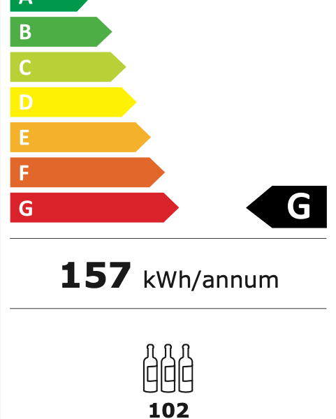 La Sommeliere LS102DZBLACK Viinikaappi – kuva 1