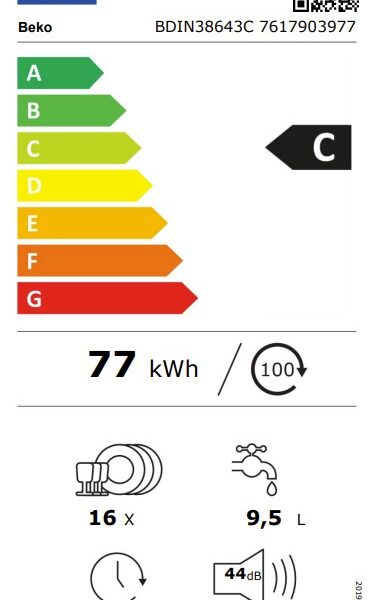 Beko BDIN38643C Astianpesukone – kuva 1