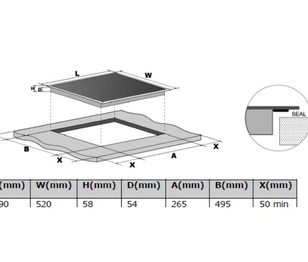 Kluge KPI3003BB Induktioliesitaso – kuva 3