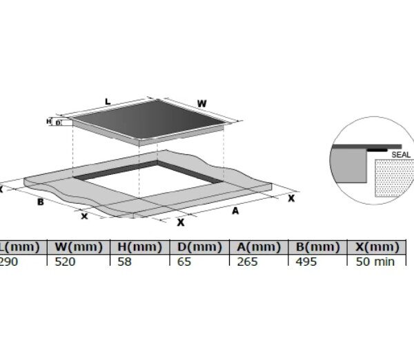 Kluge KPI3002B Induktioliesitaso – kuva 2