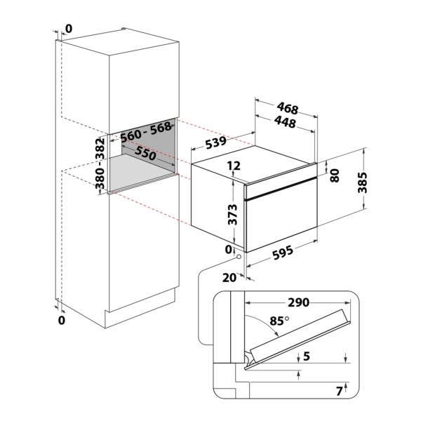 Whirlpool WMD7O4TX Mikroaaltouuni – kuva 5