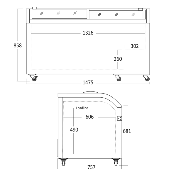 Alternative view of Scandomestic XS 602 E Jäätelöpakastin