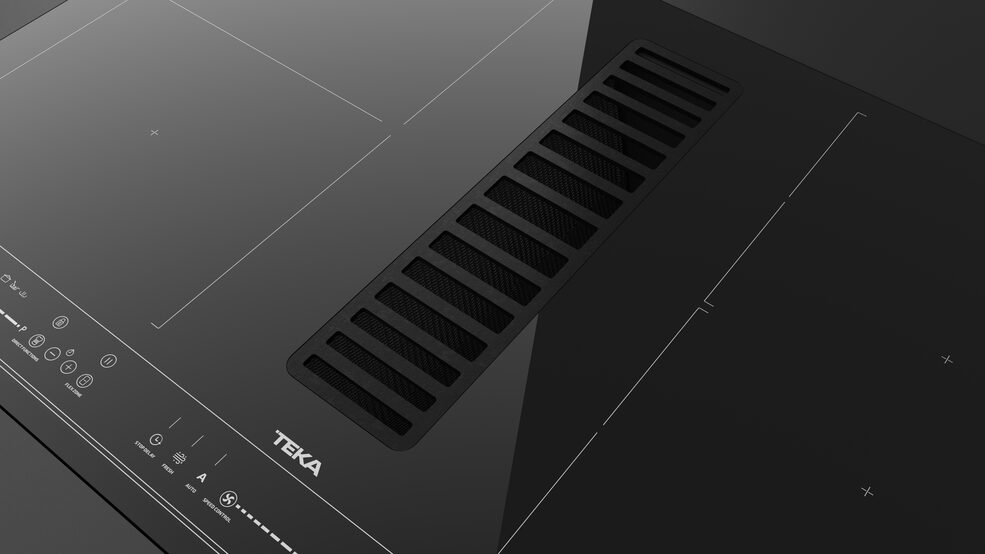 Teka AFF87601MSTBK Induktiotaso liesituulettimella – kuva 1