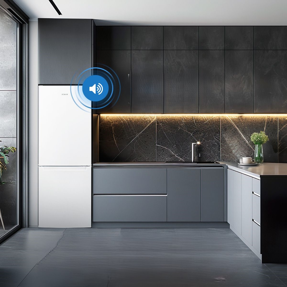 Bomann KG7359W Jääkaappipakastin – kuva 1