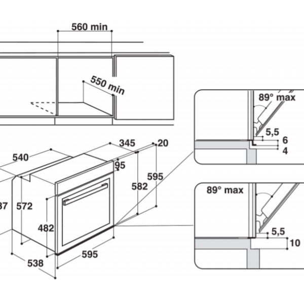 Whirlpool AKZM8480NB Uuni – kuva 4