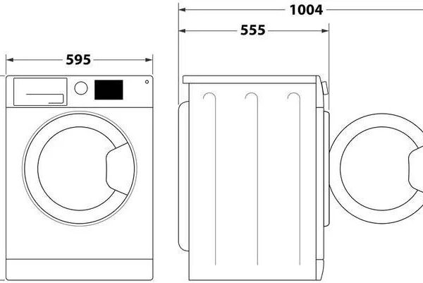 Indesit BDE86436WSVEE Kuivaava pyykinpesukone – kuva 1