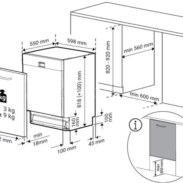 Beko BDIN25321 Astianpesukone – kuva 1