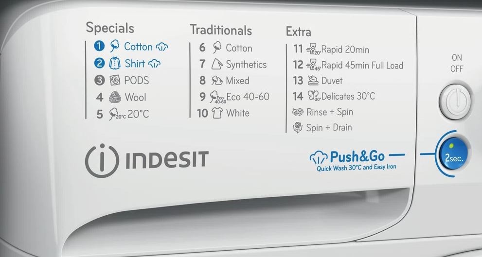 Indesit BWE91496XWSVEE Pyykinpesukone – kuva 4