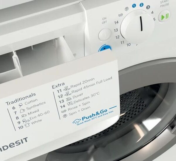Indesit BWE91496XWSVEE Pyykinpesukone – kuva 2
