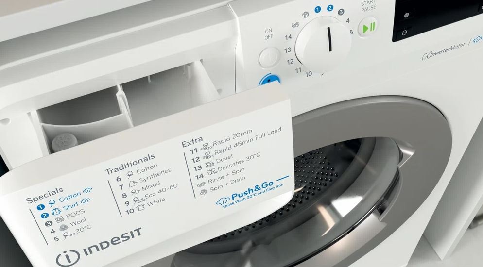 Indesit BWE91496XWSVEE Pyykinpesukone – kuva 2