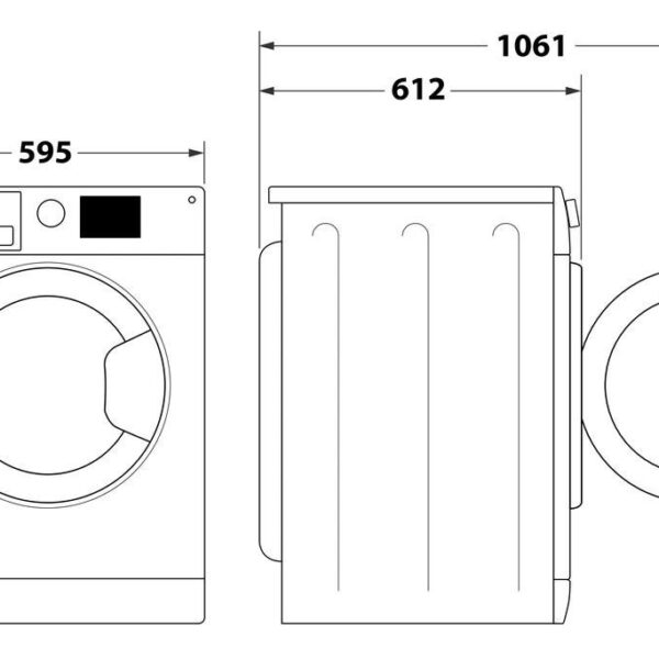 Indesit BWE91496XWSVEE Pyykinpesukone – kuva 3
