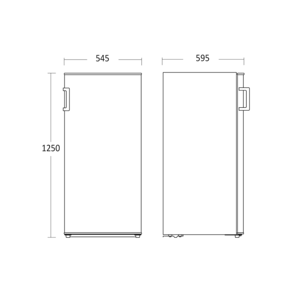 Scandomestic FRF127WE Pakastin – kuva 2