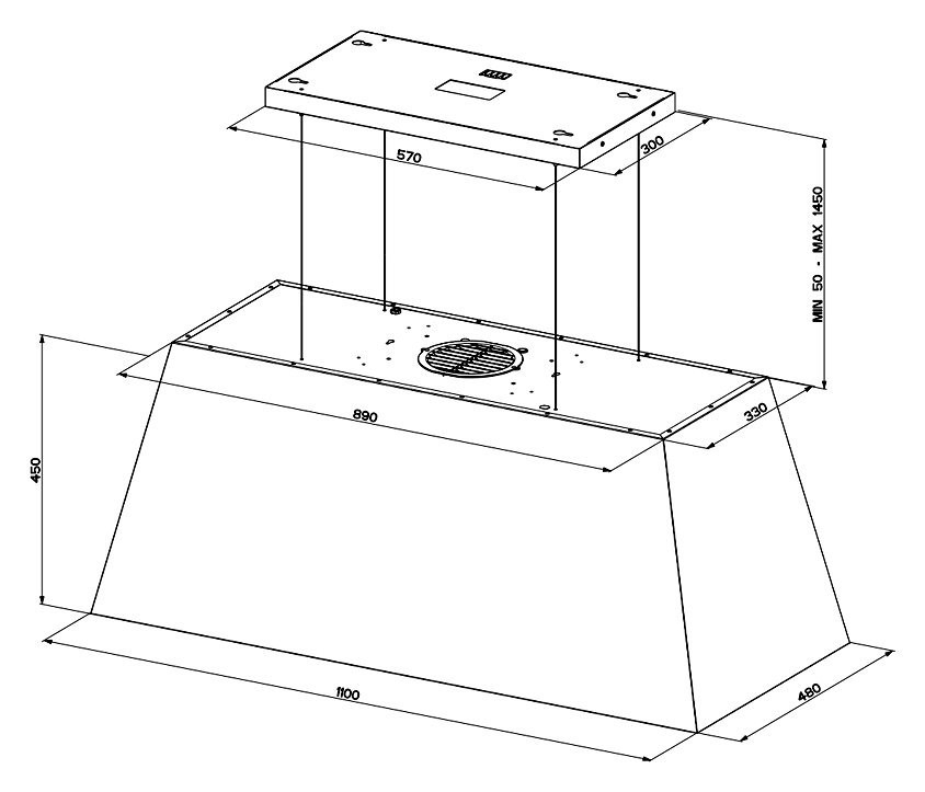 Faber CHLOEXLISCG Saarekeliesituuletin – kuva 3