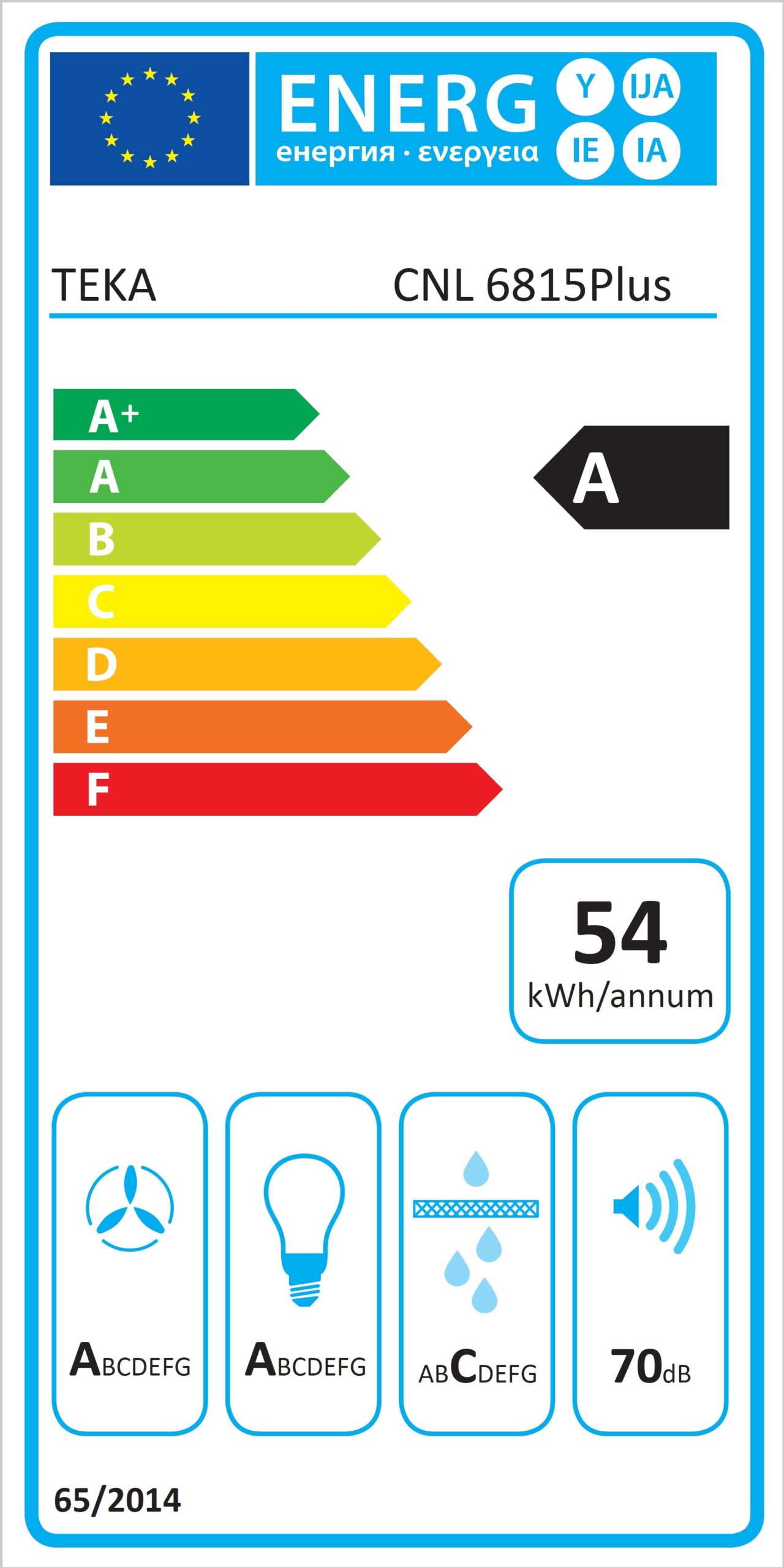 Teka CNL6815PLUSX Liesituuletin – kuva 2