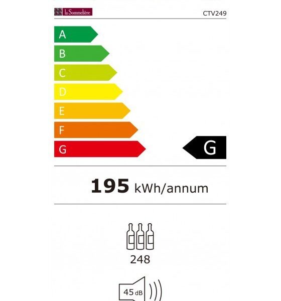 La Sommeliere CTV249 Viinikaappi – kuva 4