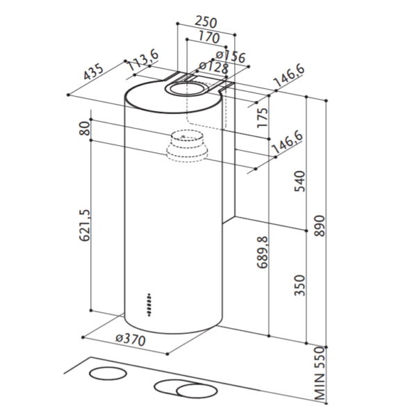 Faber CYLINDRA Liesituuletin – kuva 1